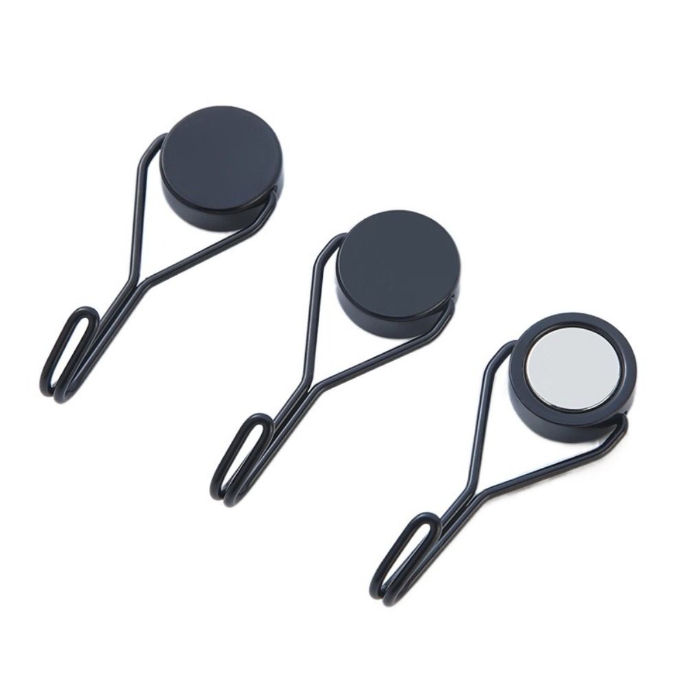 4 PCS Heavy-Duty Multipurpose Hanging Hook Wall-mounted Magnet Hook Hanger Magnetic Hooks  Bathroom