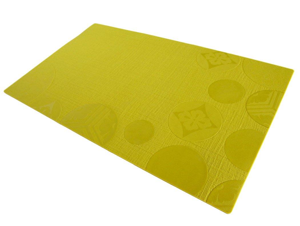 

Yawata Kasei sceltevie TAKUZEN Placemat (Flower Pattern, Green)