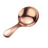 Stainless Steel Spoon Portable Round Head Smooth Glossy Polished Short Handle Salt Soup Teaspoon Scoop Flatware Tableware