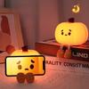 9.5cm/3.74in Halloween Pumpkin Ghost Night Warm Light Cartoon Desktop 3D Luminous Led Bedroom Decoration Collectible Funny Gifts