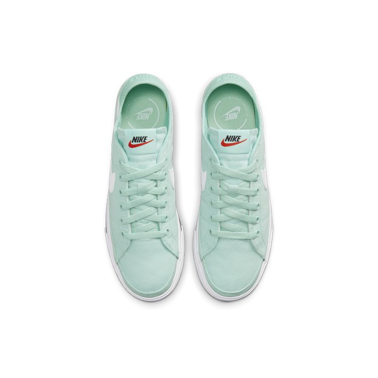 Nike Court Legacy Canvas Lightweight Durable Non-Slip Low-Top Skate Shoes Women Sneakers Green CZ0294-300