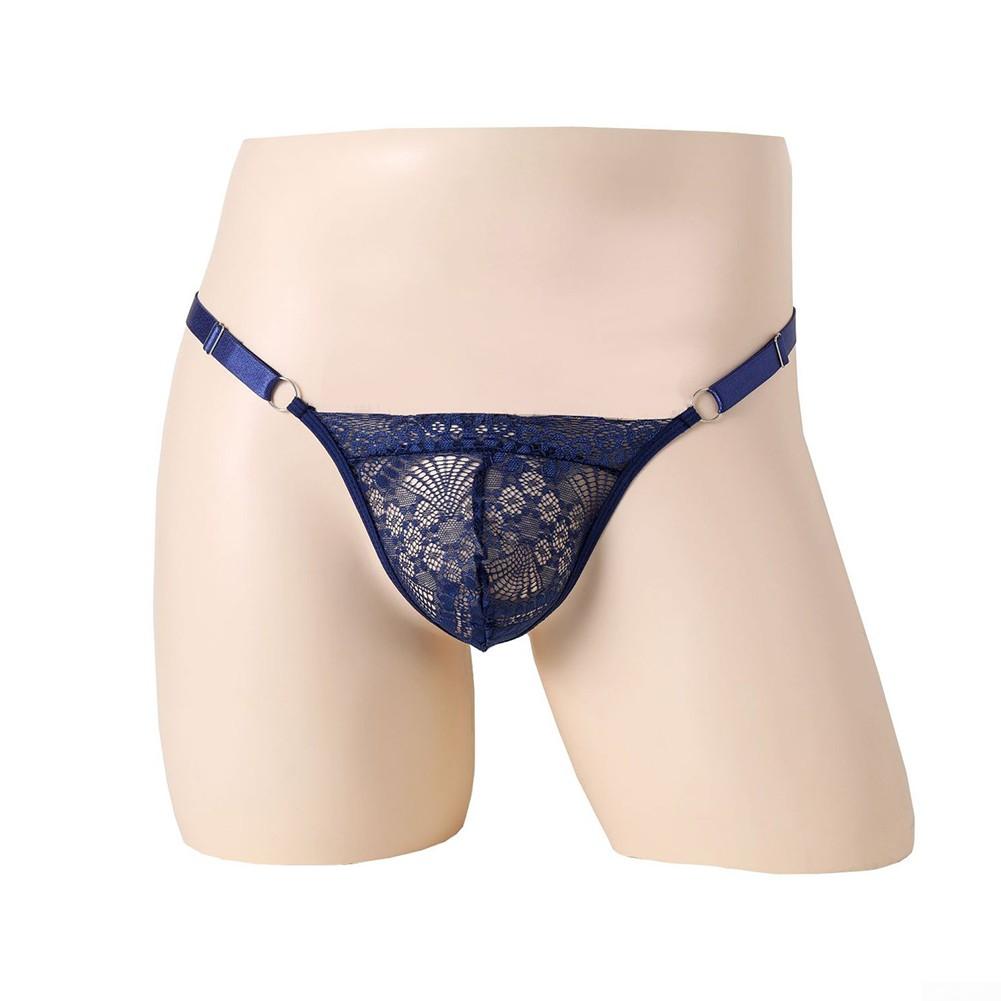 Underwear Lace Thongs Briefs Bulge Pouch G-String Low Waist
