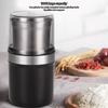 220V Electric Coffee Flavor Grinder Chamber Heavy Type Motor Plastic Rustless Steel Design Overheat Protection