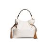 New Andy Cow Leather Handbag Shoulder Bag Crossbody Bag Medium Size Women's White CA164-IMCAH