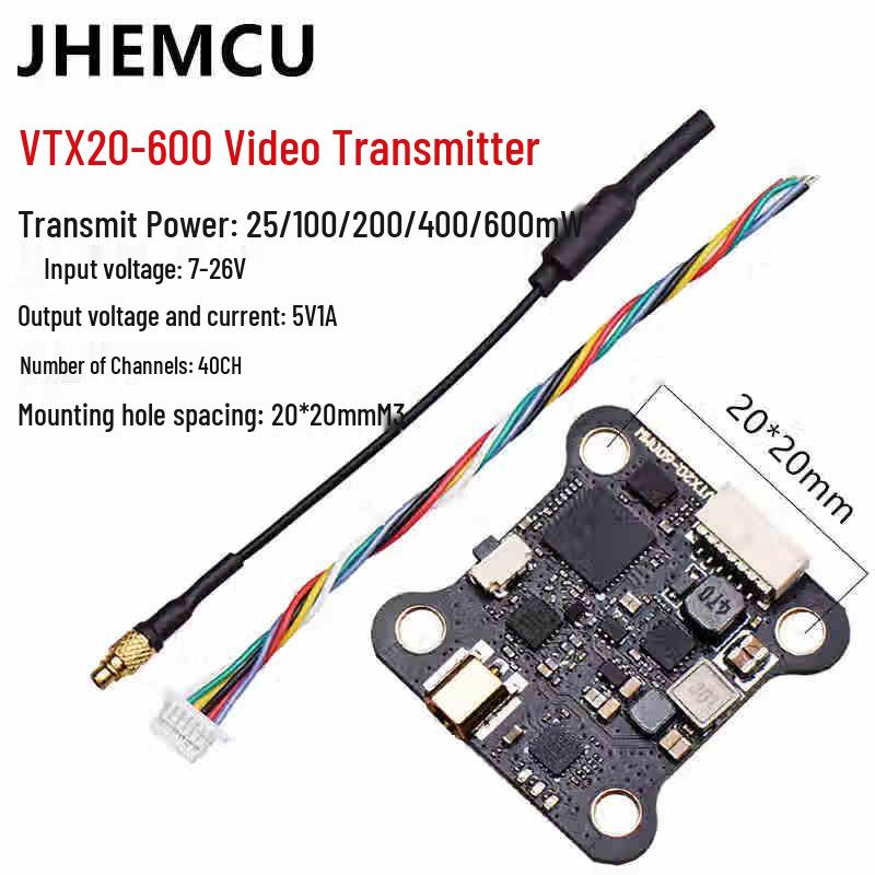 

JHEMCU 600mW 20x20 VTX