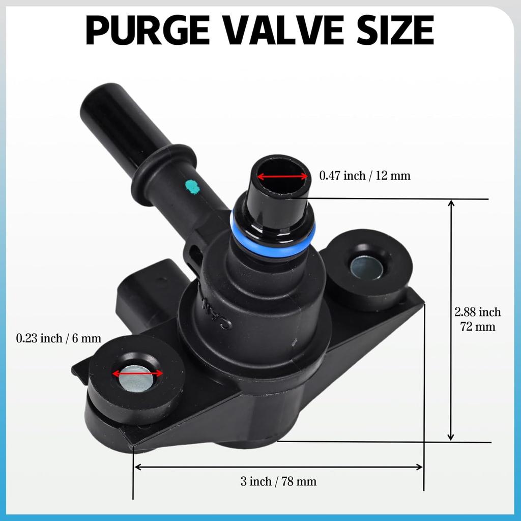 Vapor Canister Purge Valve 911-222 EVAP Evaporative Emissions Vapor Canister Purge Solenoid Valve Compatible With 2009- Ford Explorer F150 F250 F350