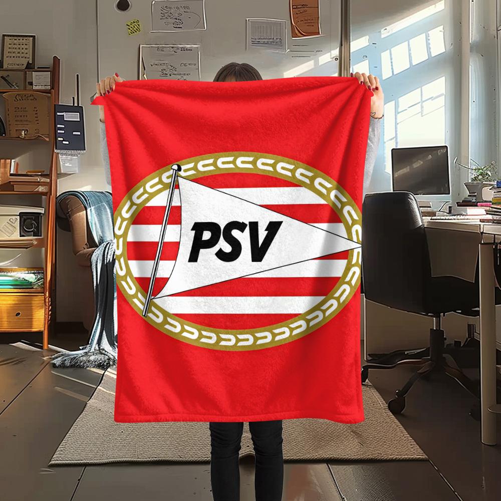 

PSV logo Print FlAannel Blanket, High quality Comfortable for All Seasons, Home Decor, Warmth and Comfort 80cm x 120cm