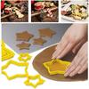 6pc/Set Christmas Tree Cookie Cutter Mold Stars Shape Fondant Cake Biscuit Moulds 3D Cake Decorating Tools