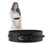 1Pcs 100Cm Wide Waist Belt for Women Retro Style Fashion Belt with Classic Buckle Perfect for Jeans Dresses and