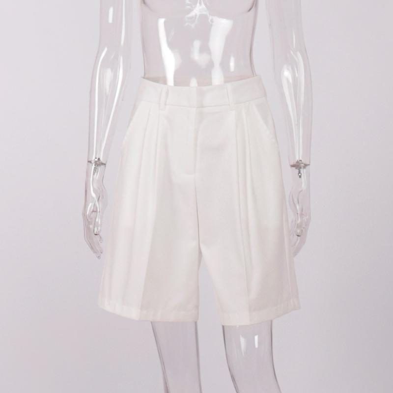 Summer New High Waist Shorts for Women Casual Loose Wide Leg Solid Shorts Female Short Pants Y2k Booty Shorts