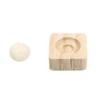 Diffuseur d'huiles essentielles en bois de pin naturel Mini Portable Ornement Parfum Aromathérapie pour Voiture Chambre Salon Salle de Bain Bureau Décoration