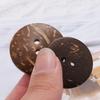 2 Hole Handmade Buttons 50 Natural Coconut Shell Buttons Clothing Jacket High-quality DIY Sewing Decoration 5 Colors Optional