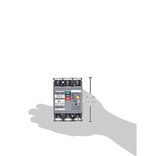 Disjoncteur de fuite à la terre Panasonic BJW-30 Type 3P3E avec OC 30A 30mA Protection moteur BJW3303