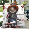 Horror movie Cult of Chucky printing blanket warm blanket soft and comfortable blanket Home travel blanket birthday gift