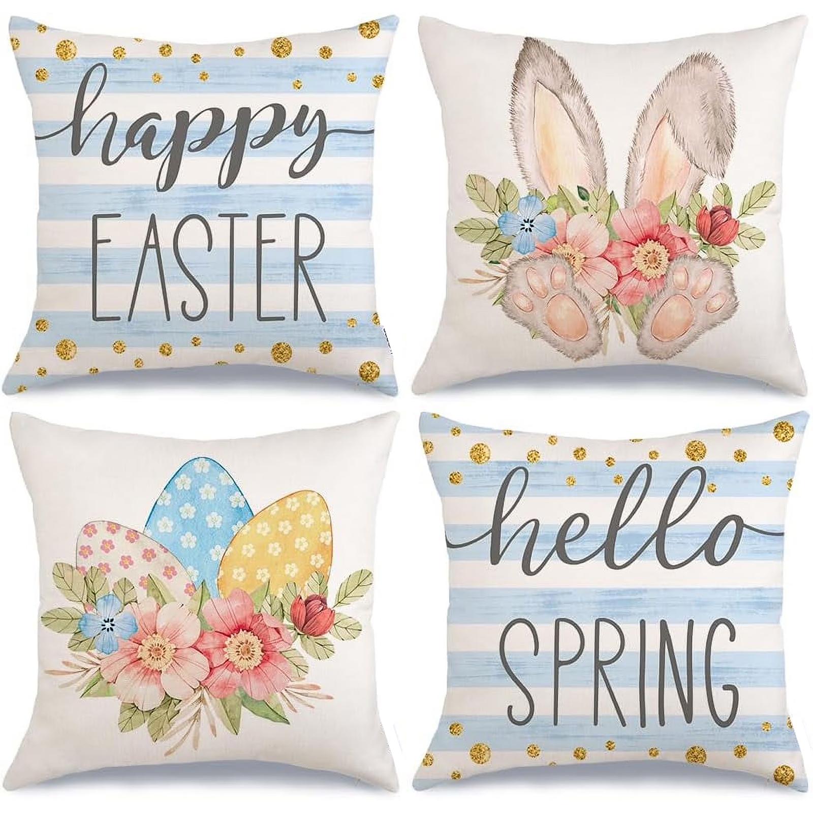 Easter Decoration Pillow Cover Decoration Indoor Atmosphere Decoration One Size