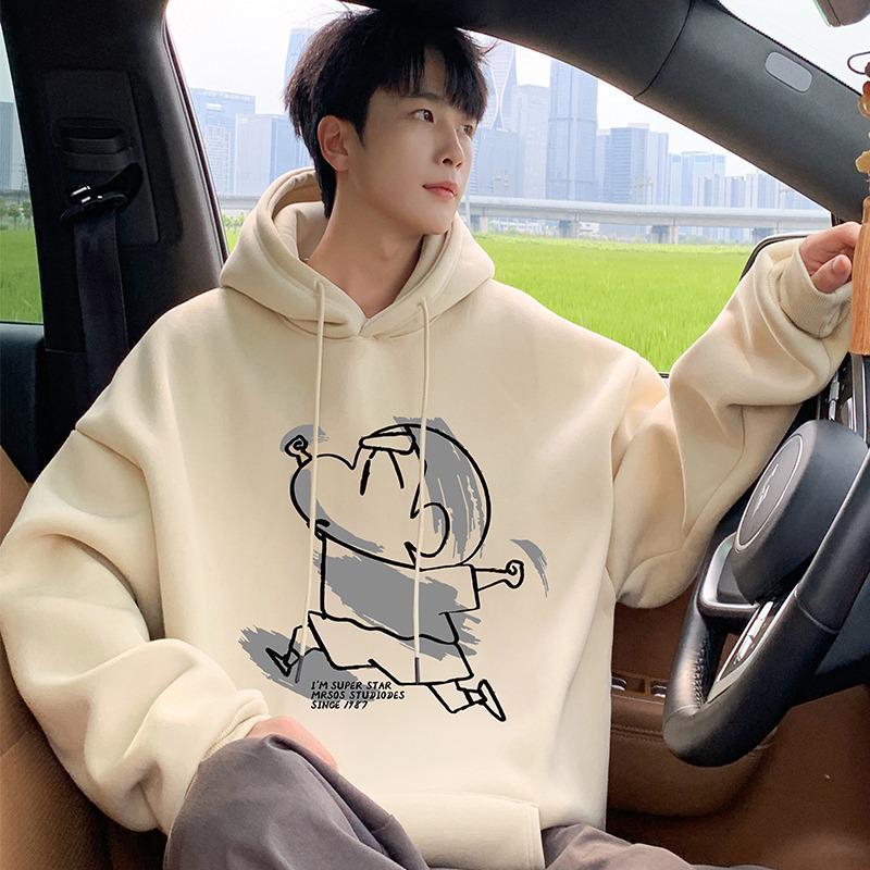Herren Cartoon Oversize Hoodie - 2025 Herbst/Winter Lässige Streetwear Jacke