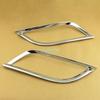 For Jeep Compass 2017- Chrome Rear Bumper Reflector Fog Light Lamp Cover