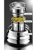 Large Capacity Stainless Steel Insulated Travel Kettle with Tea and Water Separation