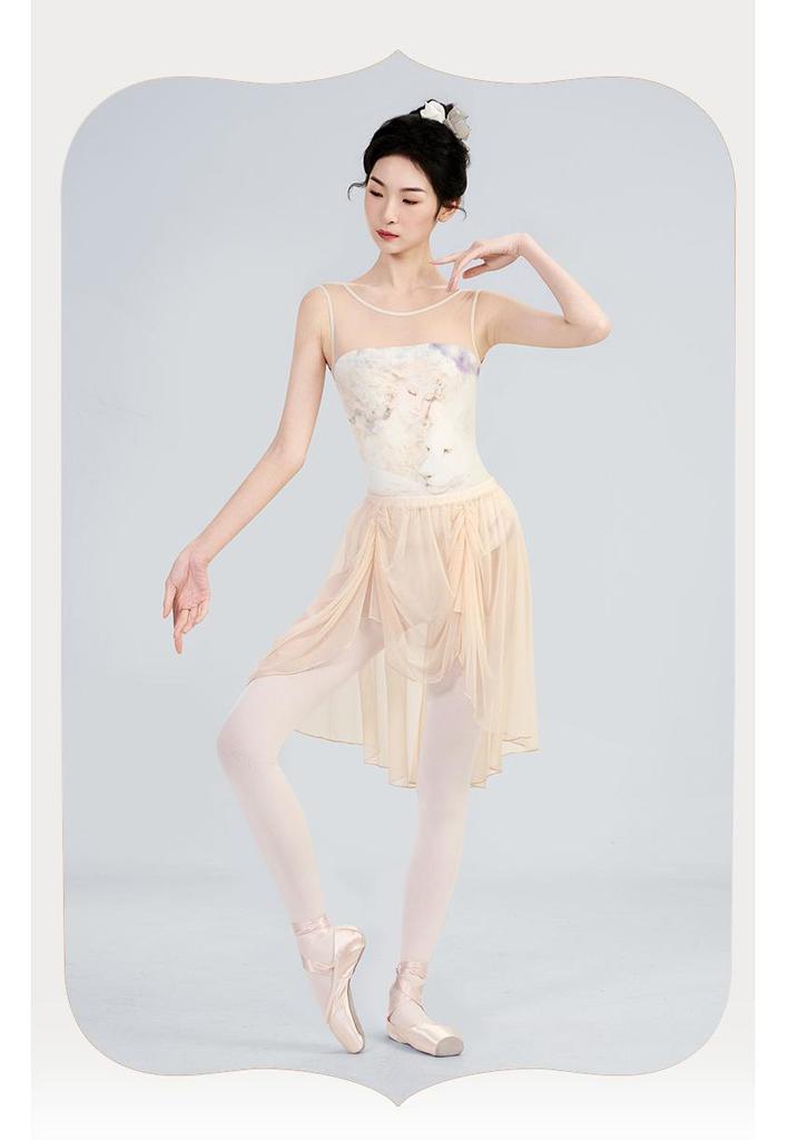 Damen Sommer ärmelloser Ballett-Leotard für Tanz und Gymnastik