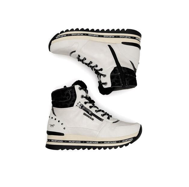 Ботильоны Mustang 1364-503 Белые
