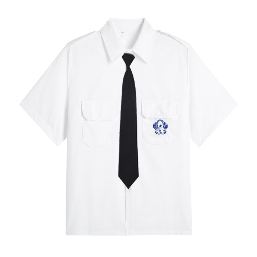 Taiwan High School Uniform Set: Women's JK Short-Sleeve & Long-Sleeve Plus Size Academy Style Graduation Outfit