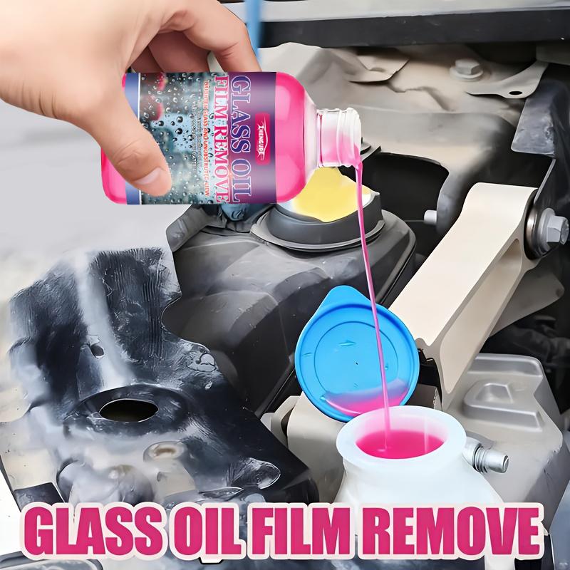 Car Glass Concentrated Coating Waterproof Windshield Wiper Fluid - Windshield Water Concentrated Formula for Clear Visibility - Antifreez