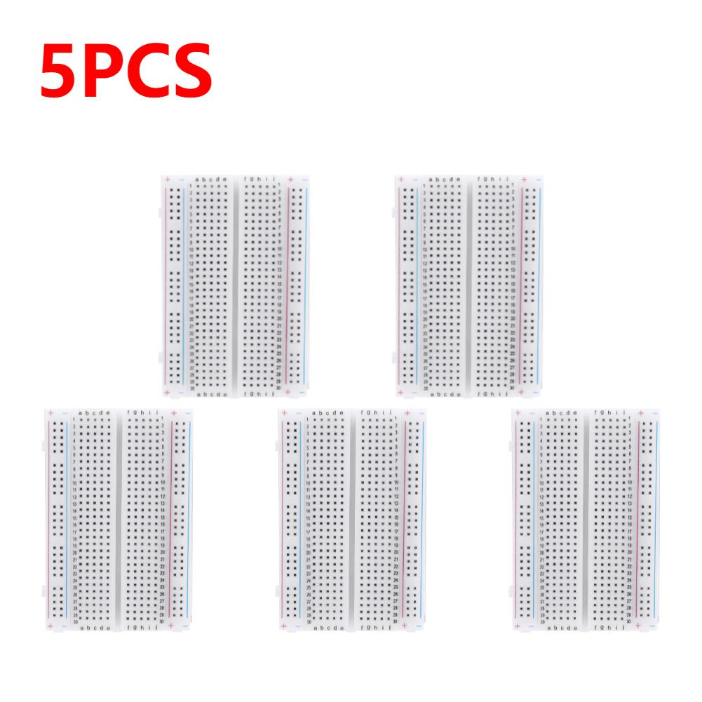 1-10pcs 400 Tie Points Solderless PCB Breadboard Spliceable Mini Universal Test Protoboard for Experiment Test Robot