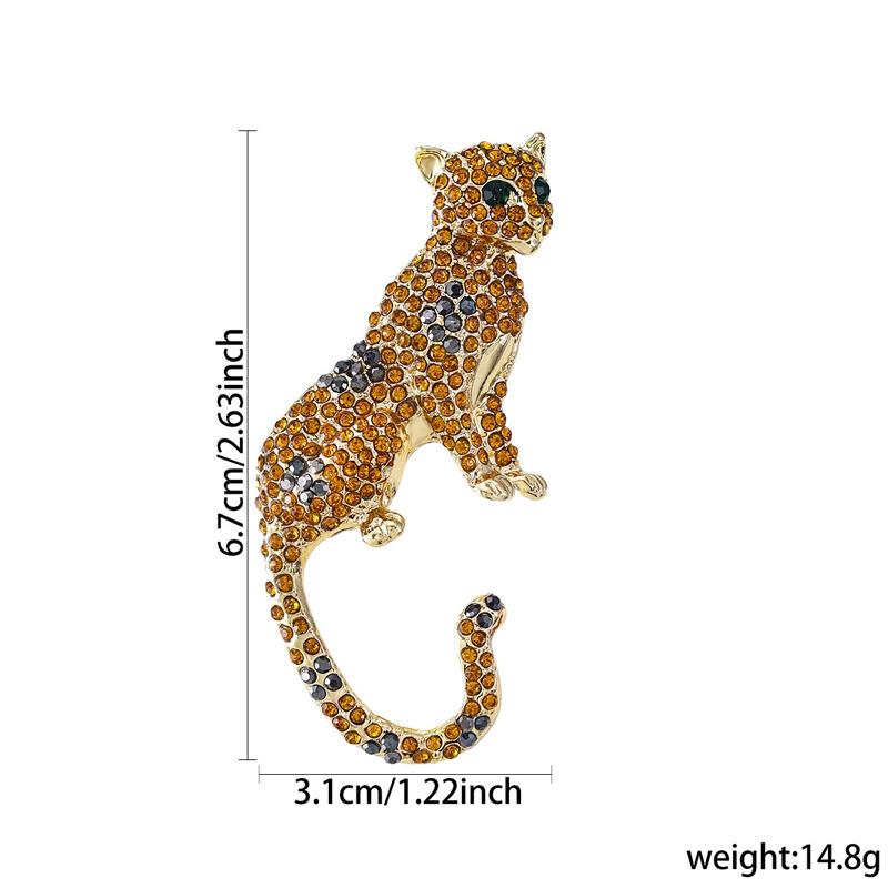 1PC Rhinestone Baroque Style Bear Shrimp Shape For Women Girls Animal Brooches Vintage Coat Suit Accessories Elephant Frog