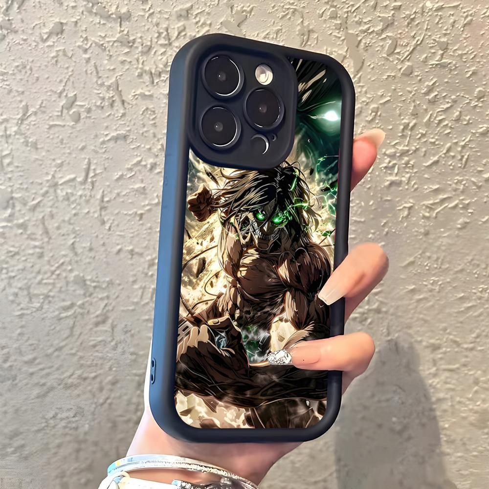 Attack On Titan Phone Case For IPhone 17 Pro Max 16 15 14 Pro Max IPhone 13 Pro Max 11 Plus Silicone Cover