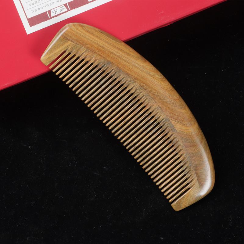 

Расческа для волос Уход Распутывание Сандаловые расчески Антистатическая Подарок Мода Массажный инструмент Dense