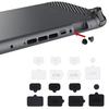 8Pcs Game Consoles Protective Silicone Plugs Dustproof Silicone Dust Plugs Set Not Scratch Design for Console 2 Consoles