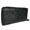 LOUIS VUITTON Mahina Zippy Wallet M61867 Purse black Women used