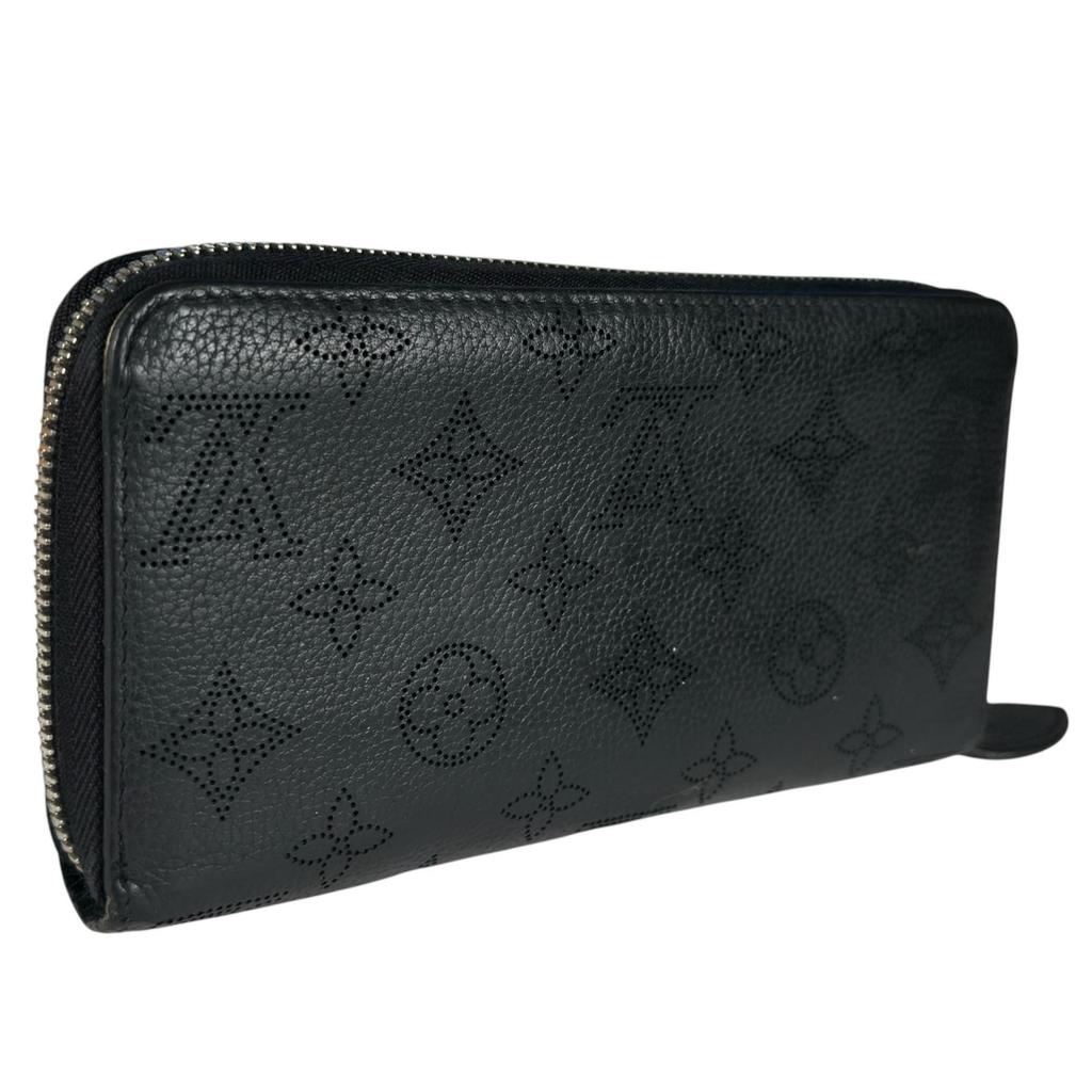 LOUIS VUITTON Mahina Zippy Wallet M61867 Purse black Women used