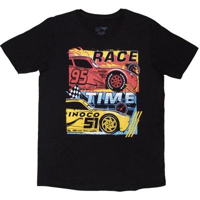 Cars Unisex Erwachsenen Rennzeit T-Shirt