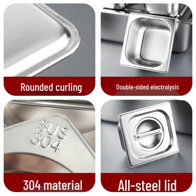 304 Stainless Steel Gastronorm Food Pan