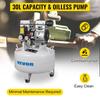 Vertical Air Compressor 6.6 Gallon Ultra Quiet Oil-free Air Compressor 30L Tank Silent Air Compressor 850W Oil free Compressor Low noise