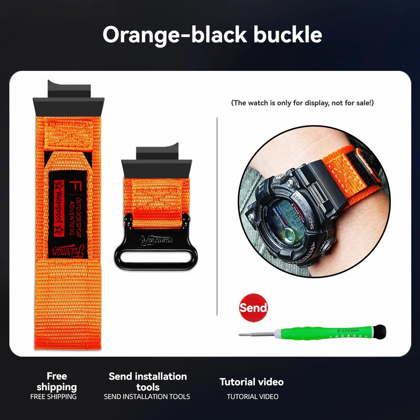 GWF1000 nylon Watch strap For Casio G-SHOCK 3184 GWF-1000 GWF-1000-1JF modified fabric Watch band men Bracelet wristband tools For GWF-1000