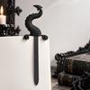 Dark Fantasy Stationery Gifts 3D Printed Dragon Tail Bookmark, Retro Durable PLA Reading Marker, Niche Tools for Adults Unique Animal Page Holder