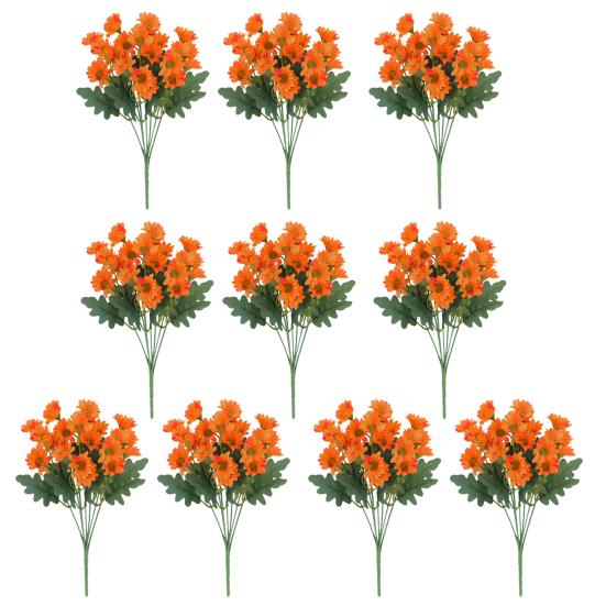 Künstliche Chrysanthemen Realistische Künstliche Herbstblumen UV-beständig Künstlicher Blumenstrauß Künstliche Chrysanthemen