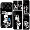 Skeleton Skull Art For Huawei Nova 11i 12i 10 9 SE 5T 12s Y91 Y90 Y60 Y70 Y72 Y61 P20 P30 P40 Lite P60 Pro Case