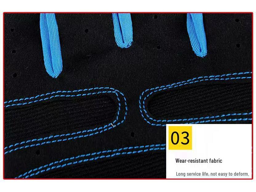 Unisex Non-slip Half Finger Fitness Gloves with Wrist Support for Outdoor Sports