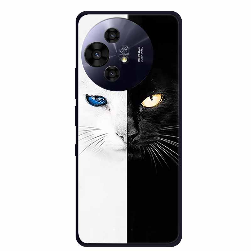 For TCL 50 Pro NxtPaper 5G Case Black Silicone Cover for 50 Pro NxtPaper Protective Shell Coque for TCL 50 NxtPaper 5G TPU Cases