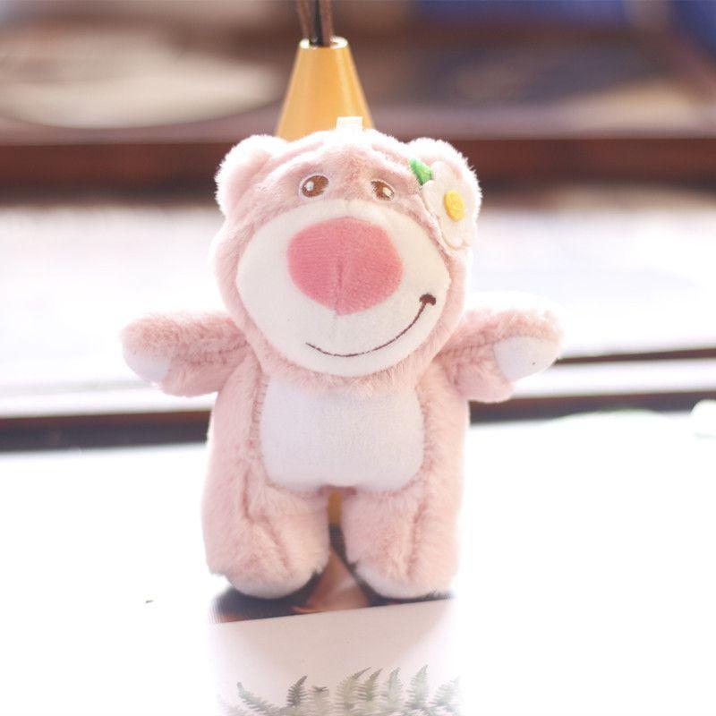 Cute Lotso Strawberry Bear Plush Pendant For Toy Story Fans