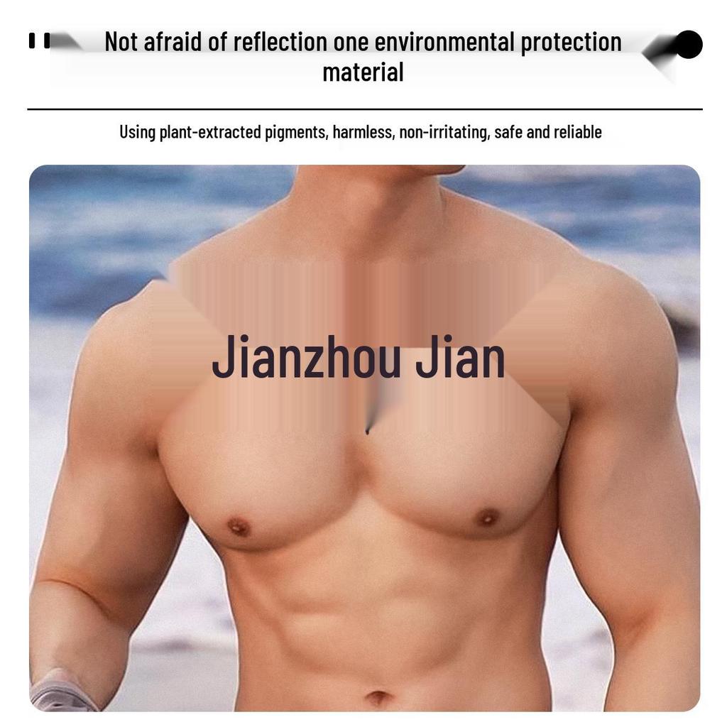 Grands Autocollants de Tatouage Temporaire Imperméables Floraux pour la Poitrine