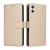 For Samsung Galaxy A07 Case RFID Blocking 3 Card Slots PU Leather Phone Cover with Wrist Strap