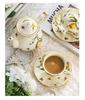 Vintage Ceramic Tea Set: British & French Style Coffee Cup and Saucer