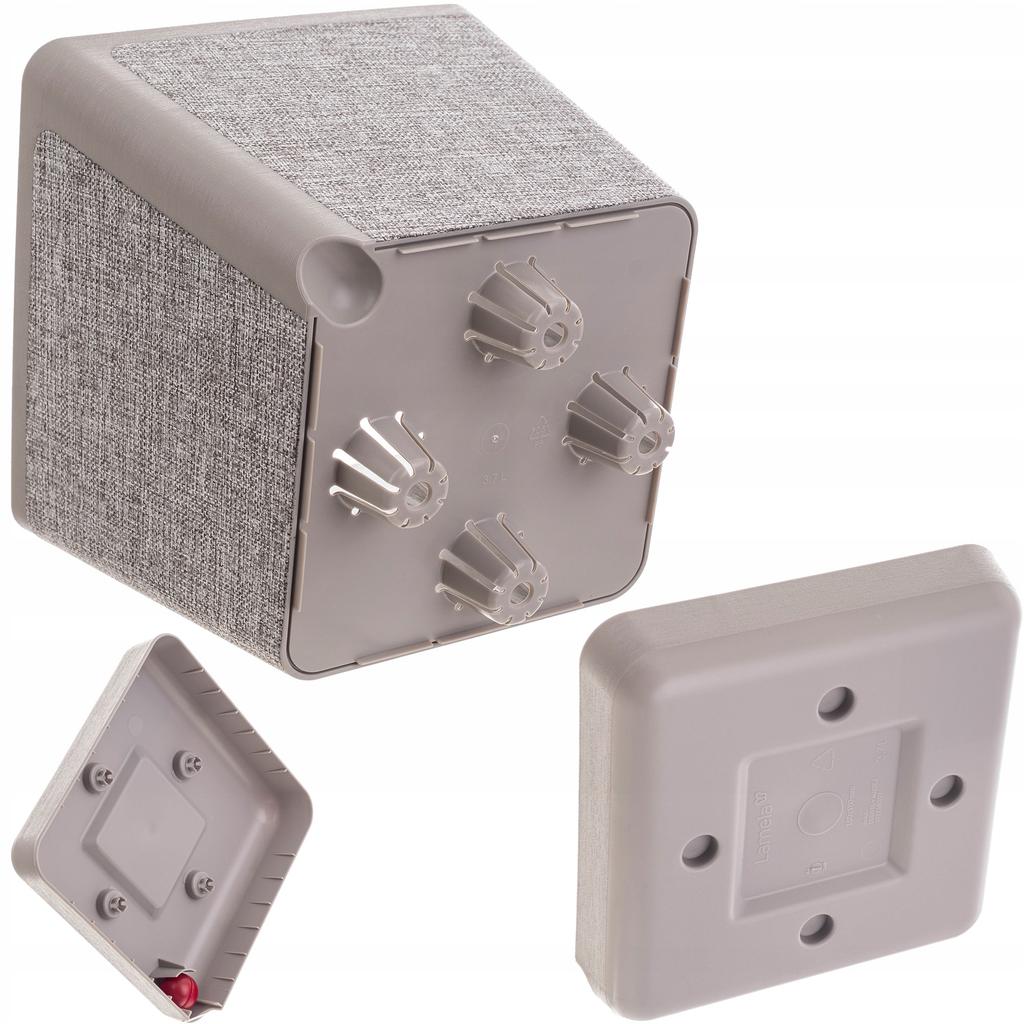 KADAX Květináč Květináč Na Květiny Obal Plastový 18cm Taupe S Podstavcem