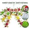 Parrot Toys Natural Corn Cob Bird Chew Toys for Small Medium Macaws Food Coloring African Grey Parrots Bird Cage Pet Toys