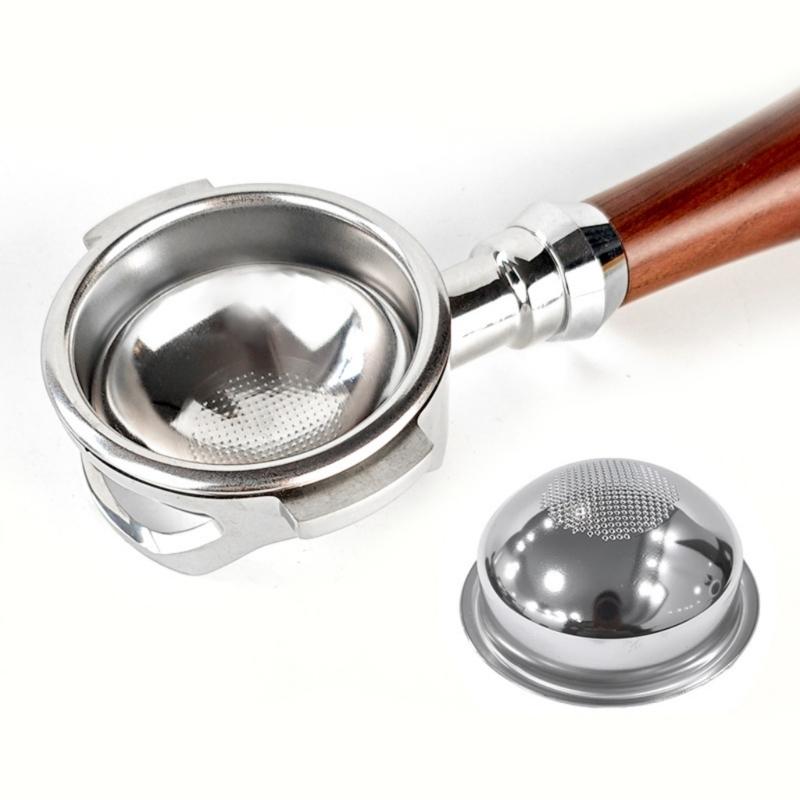 Stainless Steel Coffee Powder Cup For Espresso Machine High Density 58mm Coffee Filter Basket Coffee Extraction Tool