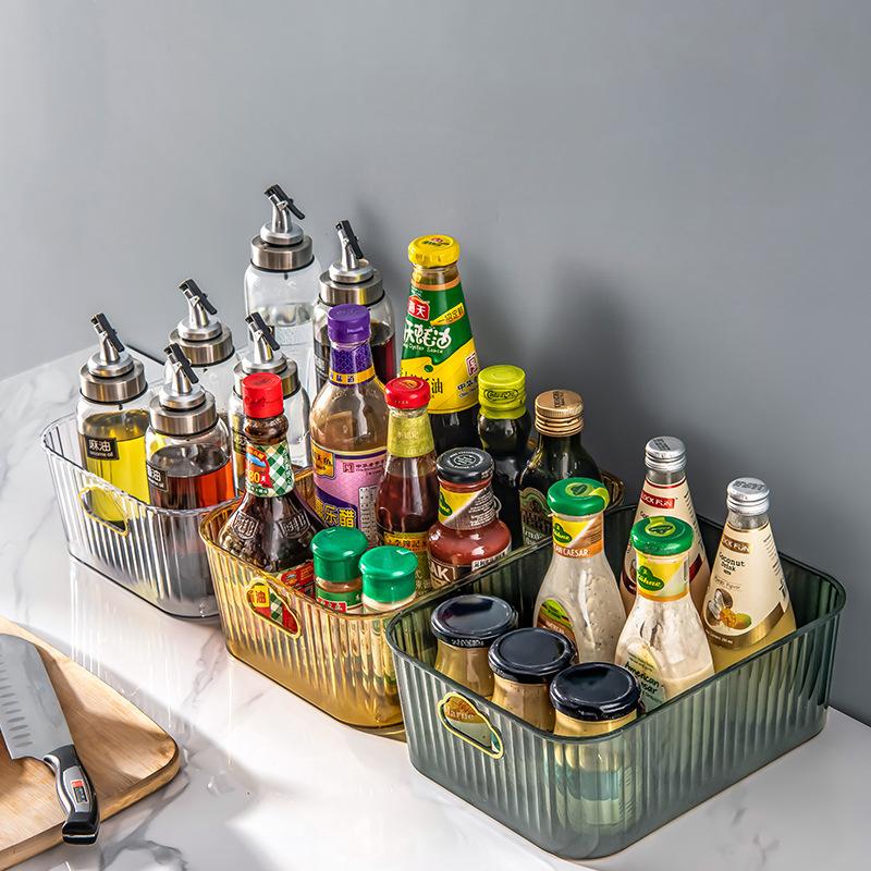 Kitchen Seasoning Storage Box, Bathroom Clothing Storage Box, Toy Miscellaneous Storage Box, Used for Spices, Fruits and Cosmetics Organizers